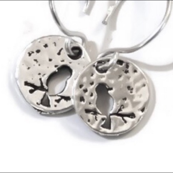 DONATED!  Bird on a Branch Mini Earrings - Picture 8 of 10